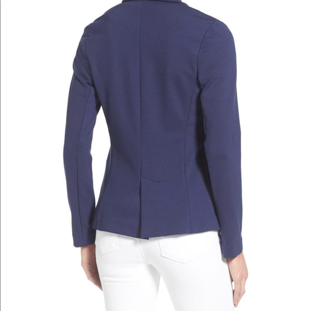 Olivia moon large blue throw over jacket shirt - Picture 5 of 6